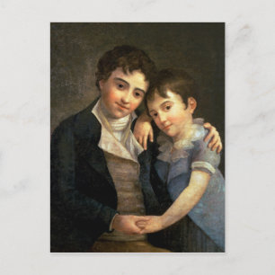 Portrait of Karl Thomas  and Franz Xaver Postcard