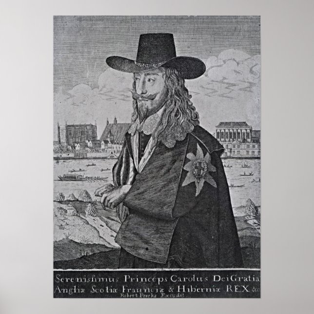 Portrait of King Charles I Poster (Front)