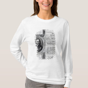 Portrait of King Charles I with diagrams T-Shirt