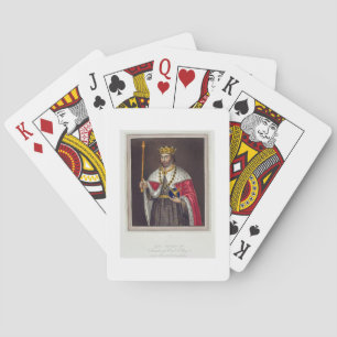 Portrait of King Edward II (1284-1327) Founder of Playing Cards