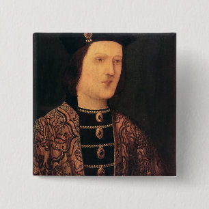 Portrait of King Edward IV of England 2 Inch Square Button