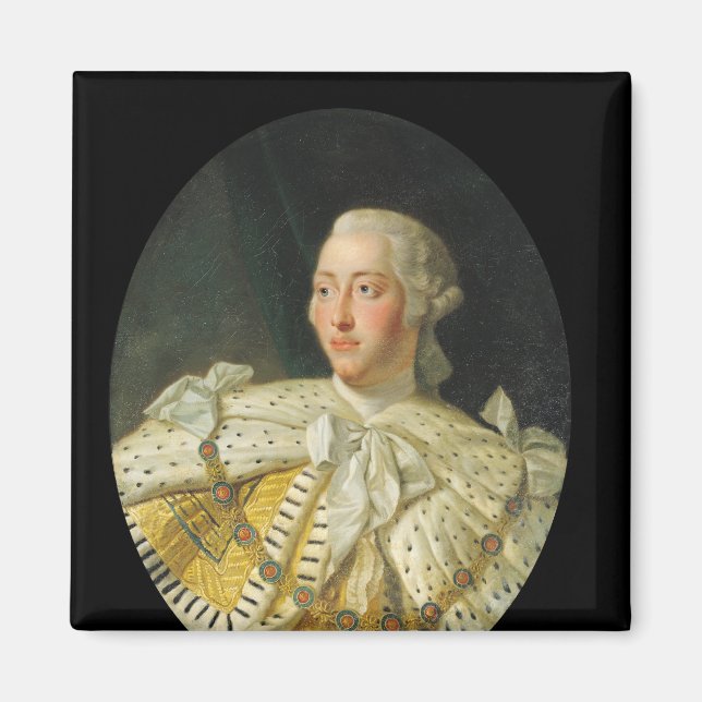 Portrait of King George III  after 1760 Magnet (Front)