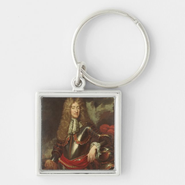 Portrait of King James II, c.1690 Keychain (Front)