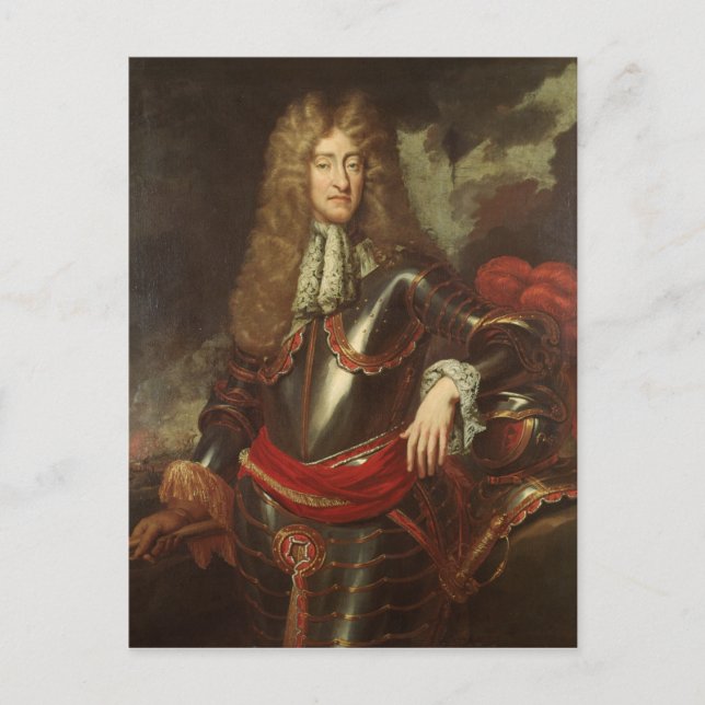 Portrait of King James II, c.1690 Postcard (Front)
