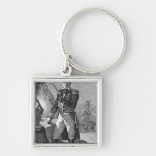 Portrait of Laurent de Gouvion Saint-Cyr Keychain