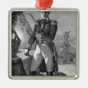 Portrait of Laurent de Gouvion Saint-Cyr Metal Ornament