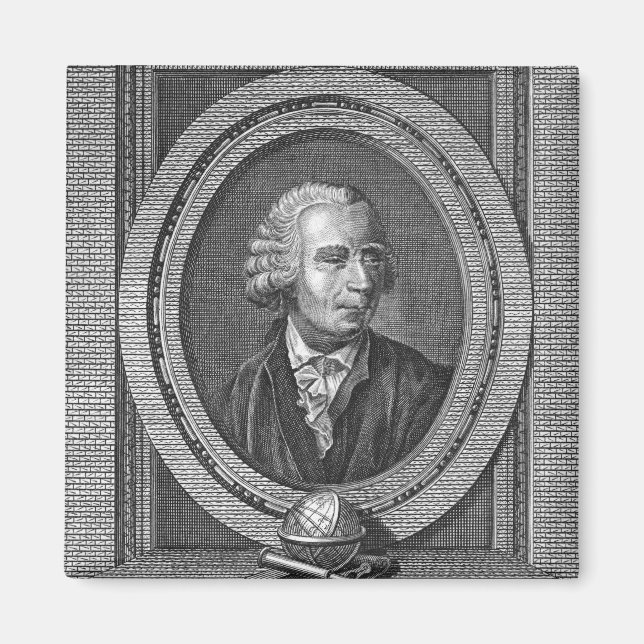 Portrait of Leonard Euler Magnet (Front)