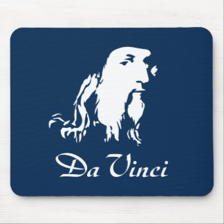 Portrait of Leonardo Da Vinci Mouse Pad