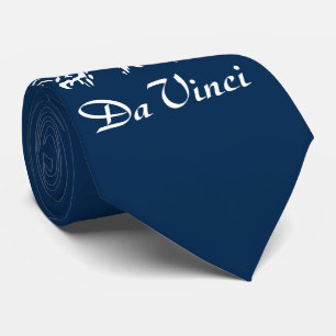 Portrait of Leonardo Da Vinci Tie