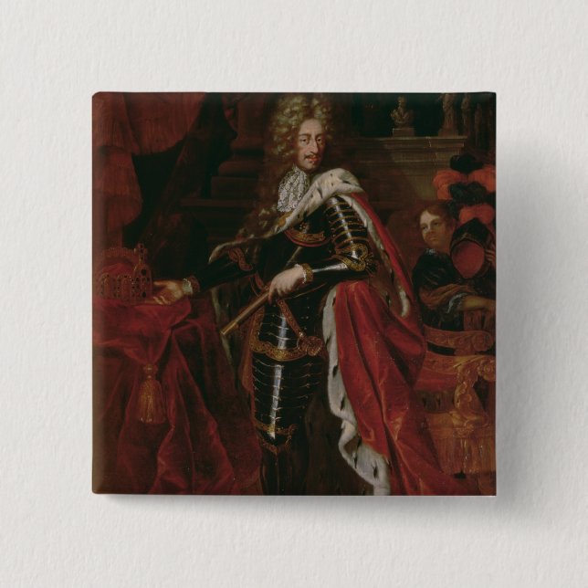 Portrait of Leopold I, Holy Roman Emperor 2 Inch Square Button (Front)