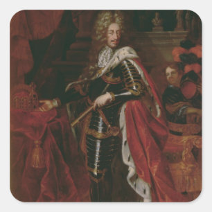 Portrait of Leopold I, Holy Roman Emperor Square Sticker