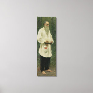 Portrait of Lev Tolstoy  1901 Canvas Print