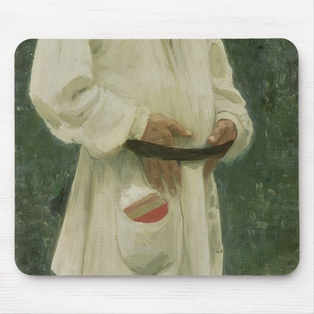 Portrait of Lev Tolstoy  1901 Mouse Pad (Front)