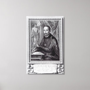 Portrait of Lope Felix de Vega Carpio Canvas Print