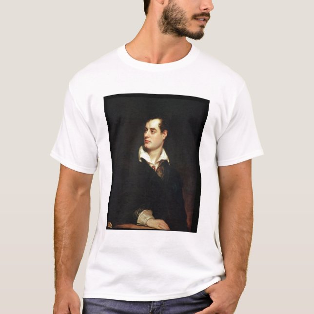 Portrait of Lord Byron (1788-1824) (oil on canvas) T-Shirt (Front)