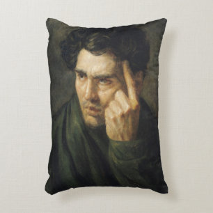 Portrait of Lord Byron Decorative Pillow