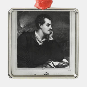 Portrait of Lord Byron Metal Ornament