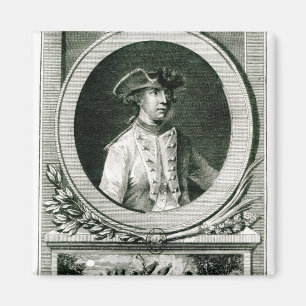 Portrait of Louis, chevalier d'Assas Magnet