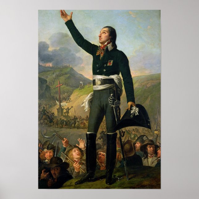 Portrait of Louis-Marie de Salgues Marquis Poster (Front)