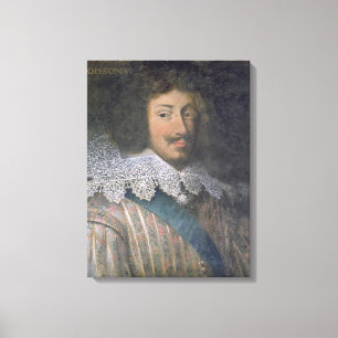 Portrait of Louis of Bourbon  Count of Soissons Canvas Print