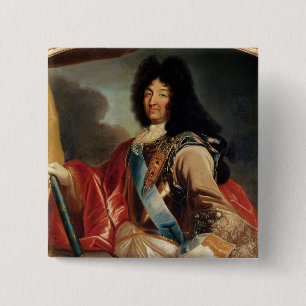 Portrait of Louis XIV 2 Inch Square Button