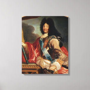 Portrait of Louis XIV Canvas Print