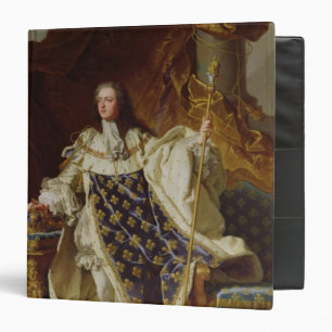 Portrait of Louis XV in his Coronation Robes Binder