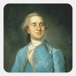 Portrait of Louis XVI 1775 Square Sticker