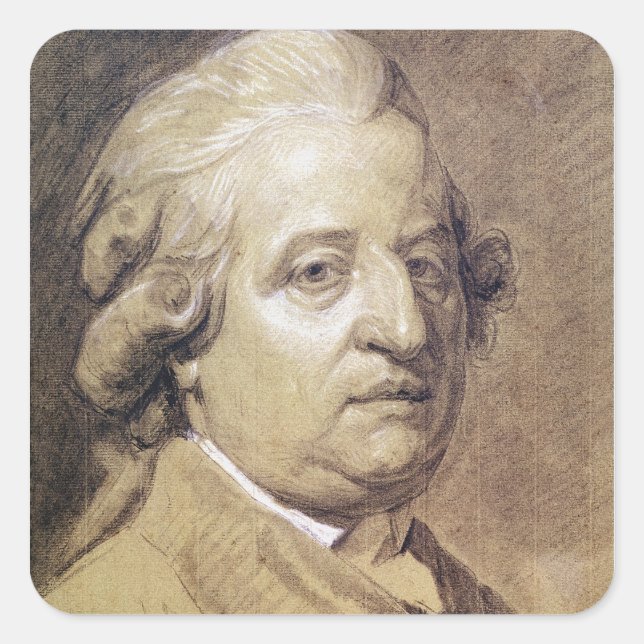 Portrait of Louis XVI  King of France Square Sticker (Front)