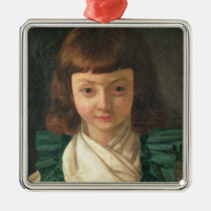 Portrait of Louis XVII  as a child, 1791 Metal Ornament