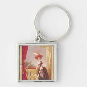 Portrait of Louise-Elisabeth de France and her Keychain