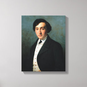 Portrait of Lucien Petipa  1849 Canvas Print