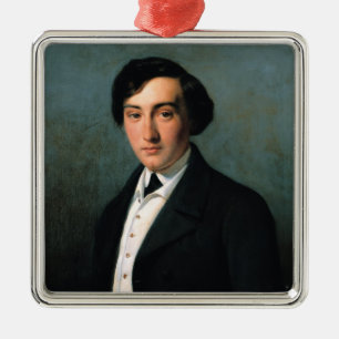 Portrait of Lucien Petipa  1849 Metal Ornament
