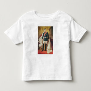 Portrait of Ludwig II of Bavaria in uniform Toddler T-shirt