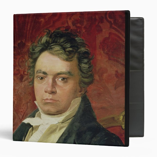 Portrait of Ludwig Van Beethoven Binder (Front/Inside)
