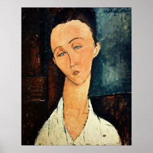 Portrait of Lunia Czechowska, 1918 Poster