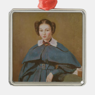 Portrait of Madame Baudot, the Artist's Niece Metal Ornament