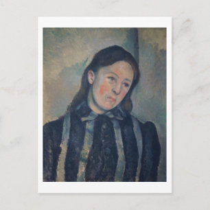 Portrait of Madame Cezanne with Loosened Hair, 189 Postcard