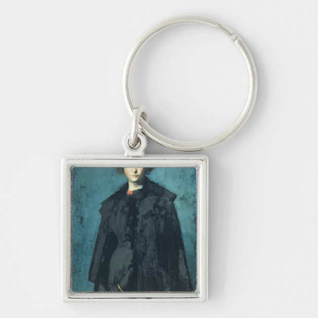 Portrait of Madame Laura Leroux Keychain (Front)