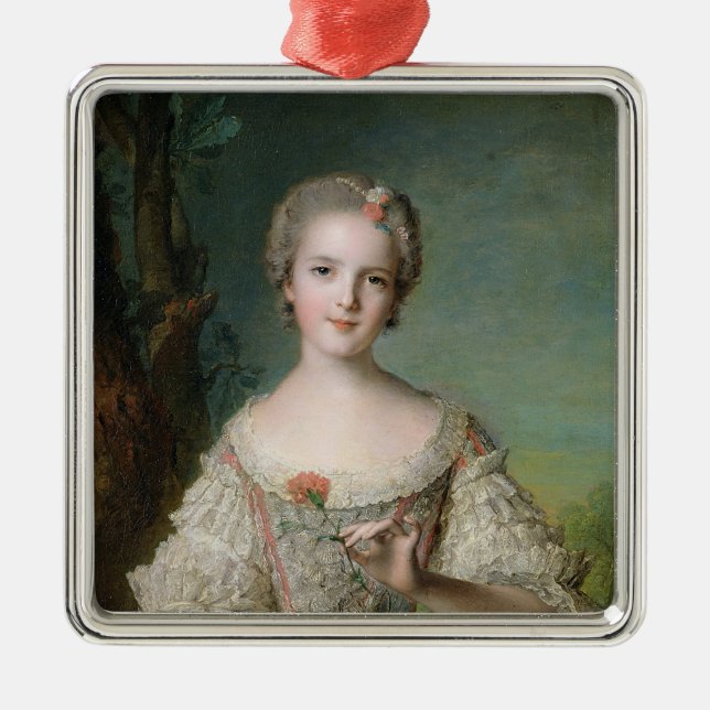 Portrait of Madame Louise de France Metal Ornament (Front)