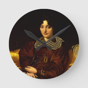 Portrait of Madame Marcotte de Sainte-Marie (1803- Round Clock