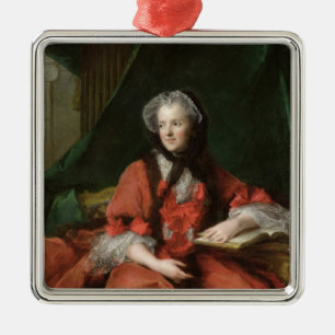 Portrait of Madame Maria Leszczynska 1748 Metal Ornament