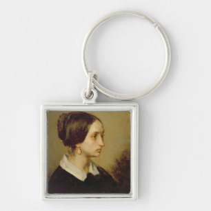 Portrait of Madame Ono, 1844 Keychain