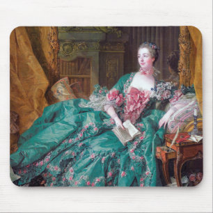 Portrait of Madame Pompadour, Boucher Mouse Pad