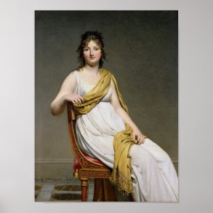 Portrait of Madame Raymond de Verninac 1798-99 Poster