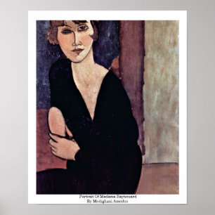 Portrait Of Madame Reynouard By Modigliani Amedeo Poster