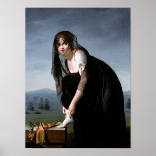 Portrait of Madame Soustra. Marie-denise Villers Poster