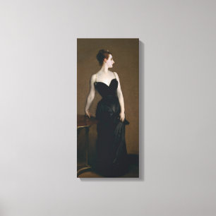 Portrait of Madame X by John Singer Sargent, 1884 Canvas Print