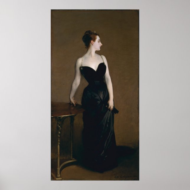 Portrait of Madame X (Madame Gautreau) by Sargent Poster (Front)