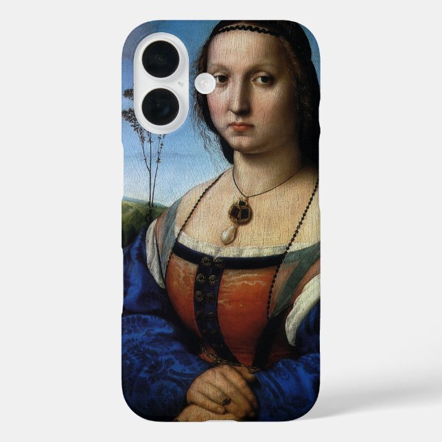 Portrait of Maddalena Doni by Raphael Sanzio Case-Mate iPhone Case (Back)